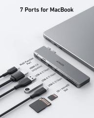 Anker MagGo USB-C Adapter 3-in-1 10Gbps High-Speed Data Transfer for iPhone SD TF Card Reader