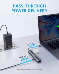 Anker MagGo USB-C Adapter 3-in-1 High-Speed Data Transfer for iPhone 15/16 Series