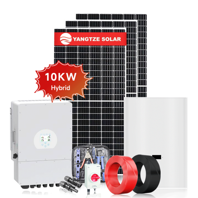 10MW Hybrid Solar System 25-Year Warranty High Efficiency Off-Grid On-Grid Commercial Industrial Application Yangtze Power