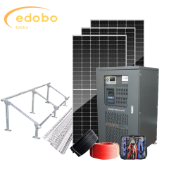 20kW On-Grid Solar System High Efficiency Customized Easy Installation Business Use