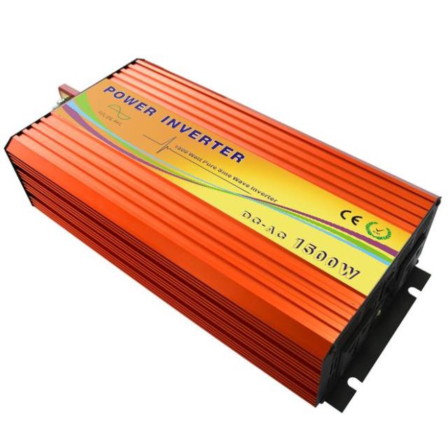 1500W Pure Sine Wave Inverter 12V/24V/48V Off-Grid Solar Power System Inverter with Overload Protection and USB Output Yangtze