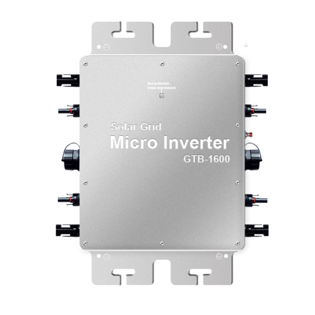 GTB-1600 Grid-Tied Solar Inverter 1600W 120V/230V MPPT 22V-48V for Residential and Commercial PV Systems