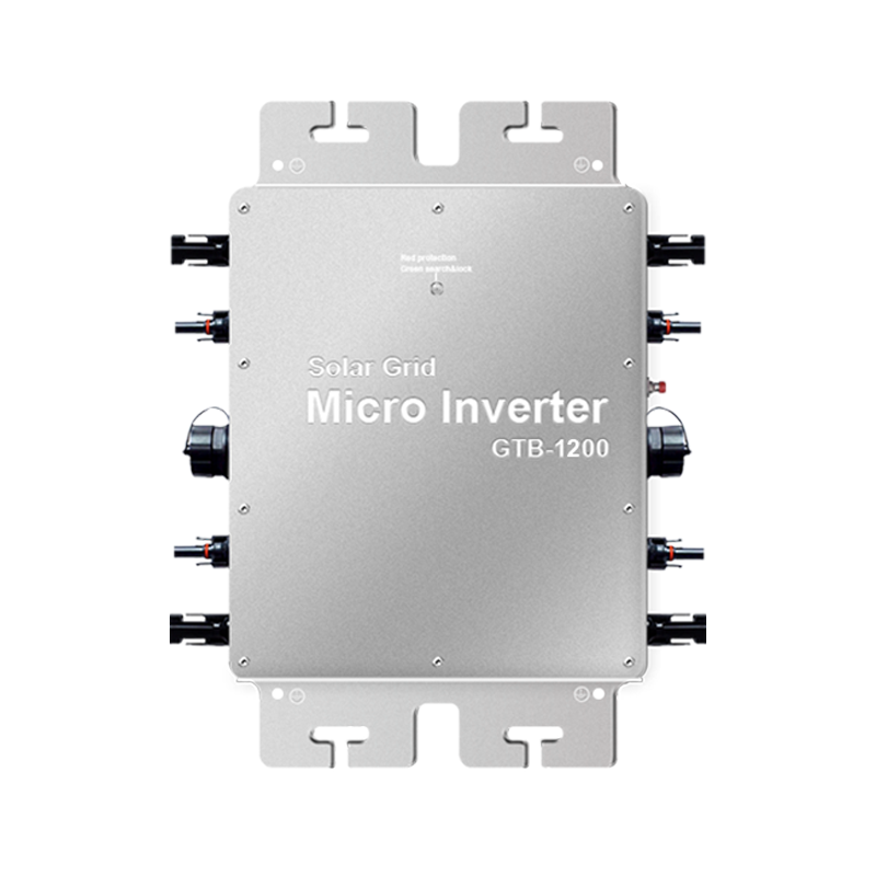 GTB-1200 4*300W 1200W Output Power 22V-48V Voltage Range Solar Inverter for Grid-Tied PV Systems