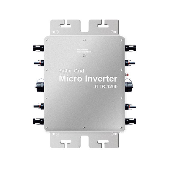 GTB-1200 4*300W 1200W Output Power 22V-48V Voltage Range Solar Inverter for Grid-Tied PV Systems