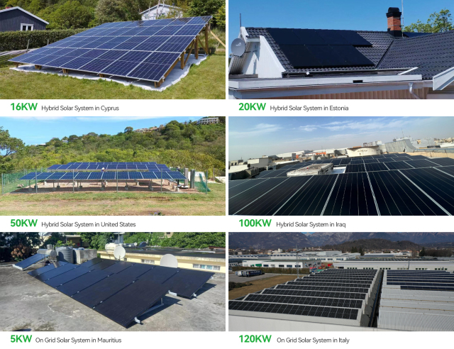 2000kW On-Grid Solar Panel System Complete Set Half-Cut Mono 560W 100kW Inverter Roof/Ground Mount 4mm2 PV Cable 5 Years Warranty Sundta