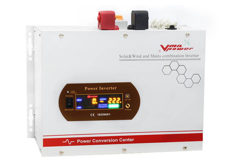 PWM Controller & Inverter SuninvP 500-800-1000W Pure Sine Wave Energy Saving Hybrid Inverter with AVR Function for Solar/Grid Power Supply