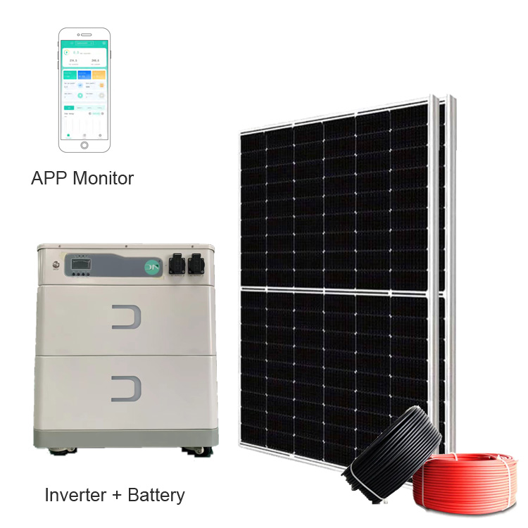 5KW All-in-One Stackable Off-Grid Hybrid Solar Power System with Storage Battery 5KWh-30.72KWh 51.2V for Off-Grid Energy Solutions
