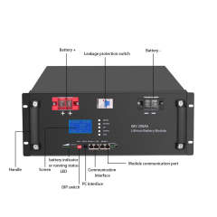 48V 200Ah LiFePO4 Battery Rack Mount High-Density Energy Storage for Solar Power Systems