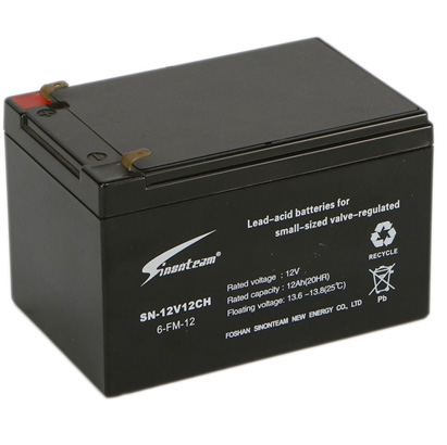 SN-12V12CH High-Energy Density 12V 12Ah Rechargeable Sealed Lead-Acid Battery for UPS Power Systems