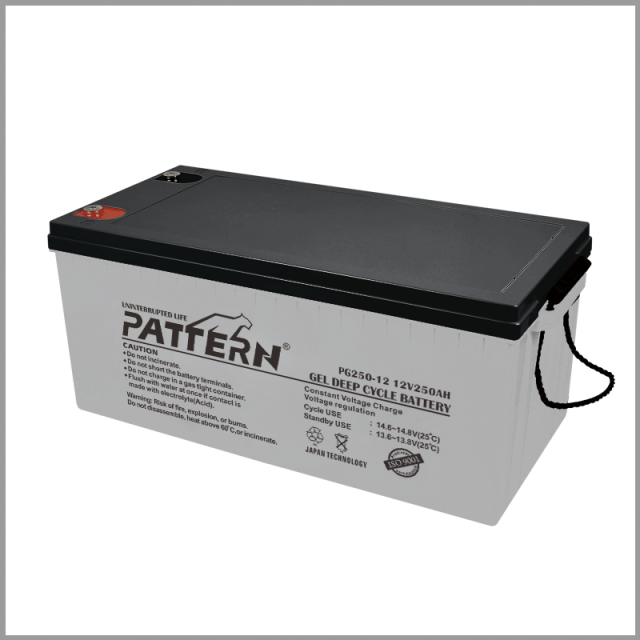 GEL Battery PG250-12 12V 250AH Deep Cycle Long Life for Solar Wind Power Systems
