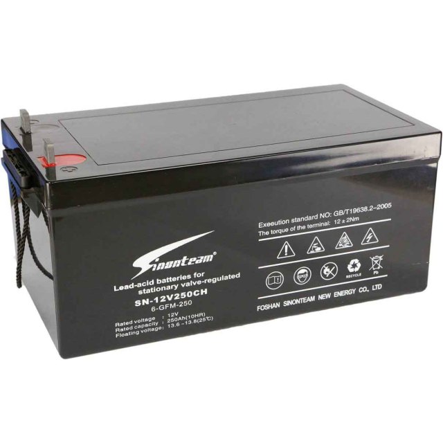 SN-12V250CH High-Energy Deep Cycle AGM Battery for UPS Telecom Systems