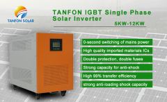 Solar Generator 10kW Off-Grid System with 12V 200AH Gel Battery for Residential and Industrial Use TANFON