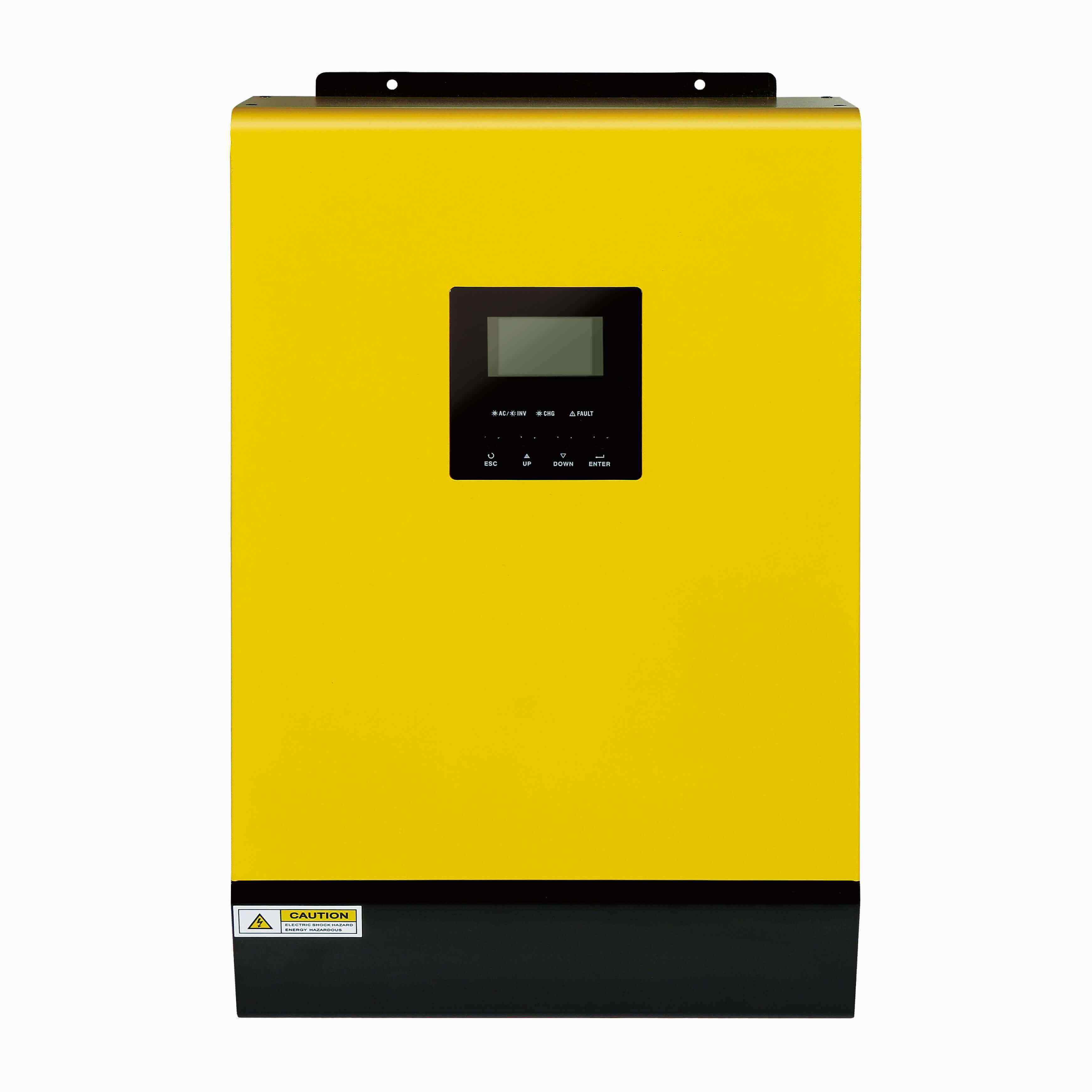 On-Grid Inverter with Energy Storage Pure Sine Wave Output Grid-Tie Off-Grid Backup Operation Programmable Priority for PV Battery Grid 6 Units Parallel Operation Up to 10KW