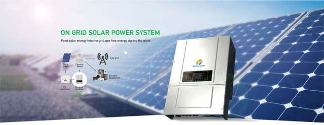 10kW On-Grid Solar Power System 30x350W Mono PV Panels with Inverter for Residential Commercial Use TANFON