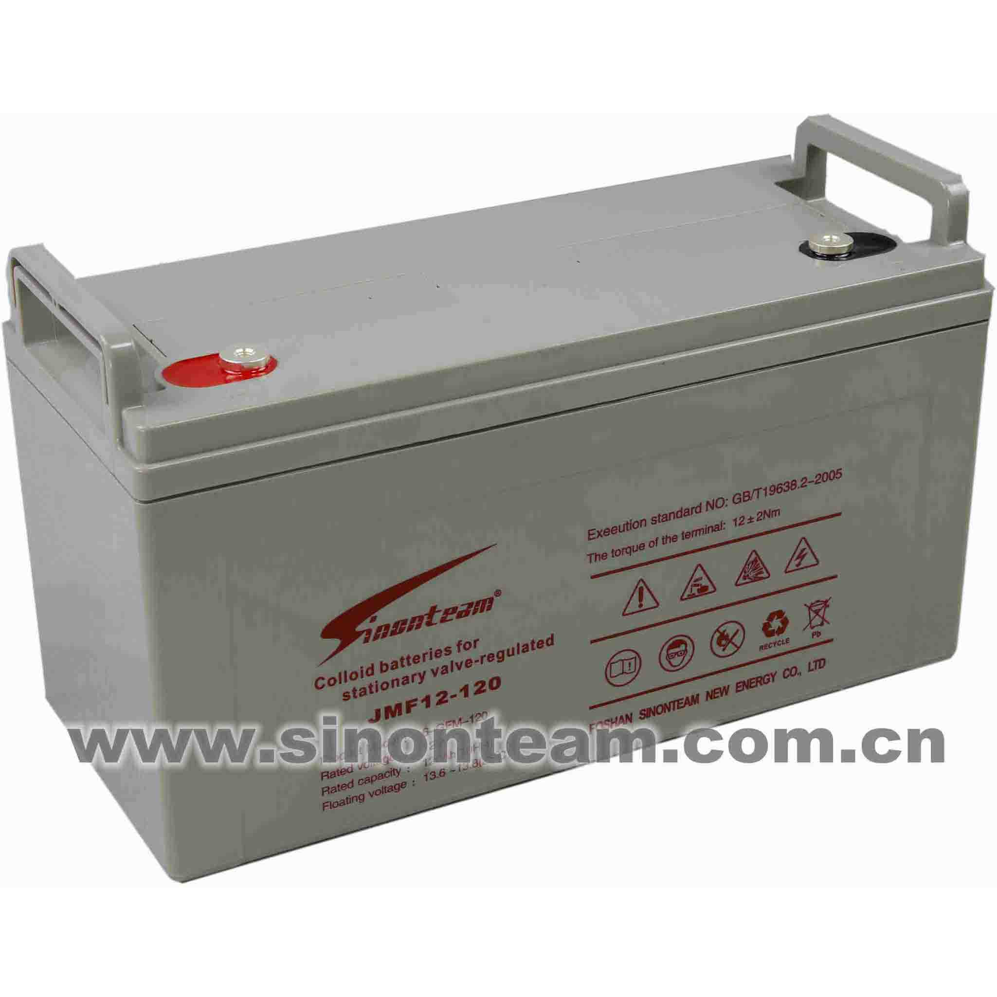 JMF12-120 Valve Regulated Maintenance-Free Colloid Battery 12V 100Ah for Energy Storage Systems