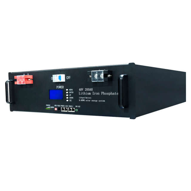 48V 200Ah Lithium Iron Phosphate Battery 10KWH Smart BMS for Solar Storage and Off-Grid Systems