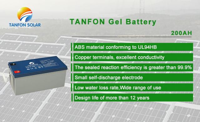 Solar Generator 10kW Off-Grid System with 12V 200AH Gel Battery for Residential and Industrial Use TANFON