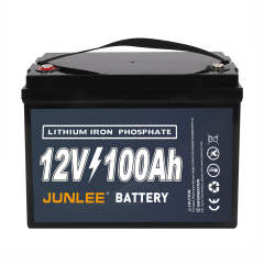 LiFePO4 Battery 12V 100Ah High Current Waterproof for RV Marine Solar Storage