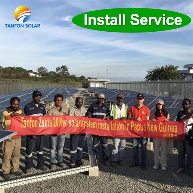 Solar Generator 10kW Off-Grid System with 12V 200AH Gel Battery for Residential and Industrial Use TANFON