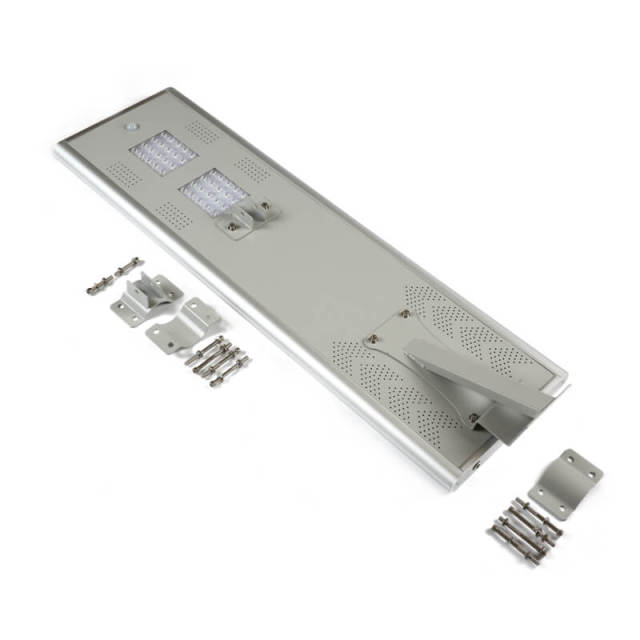 40W Solar Street Light 100W Mono Solar Panel 50Ah LiFePO4 Battery Outdoor IP65 3 Years Warranty TANFON