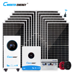 12KW Solar Energy System 12KVA LBF-48400C 20KWH Off-Grid Hybrid Power Supply for Residential Industrial Use