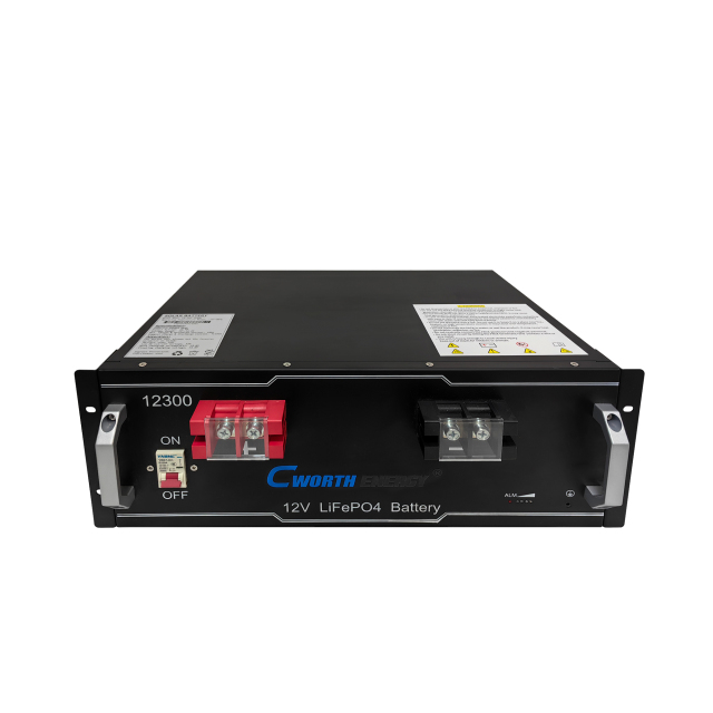 Lithium Battery 12V 3.8KWH Long Life Cycle 6000 Cycles Solar Energy Storage System for Residential and Commercial Use