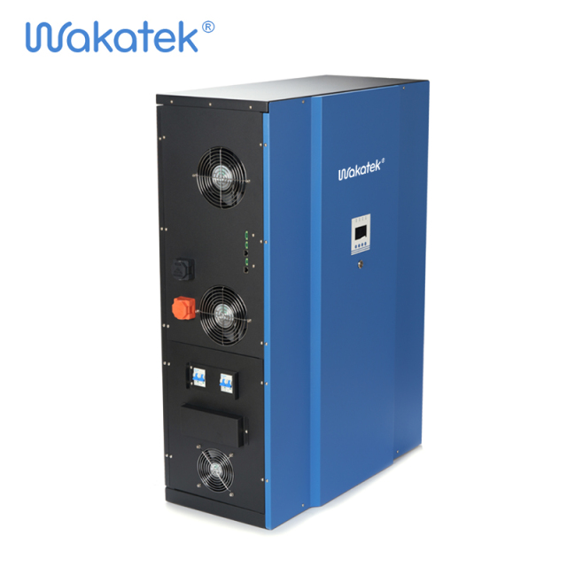 Wakatek Pure Sine Wave Inverter 10KVA/12KVA/16KVA High Efficiency Solar Power Inverter with Built-in Transformer for Off-Grid and Hybrid Systems