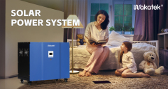 Wakatek All in One Solar Power System-APS MPPT Controller AC/DC Priority Adjustable for Off-grid Home & Commercial Use