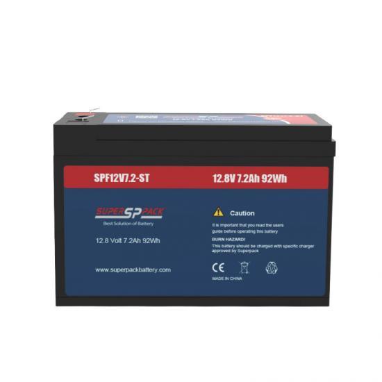 12V7Ah LiFePO4 Battery 7.0Ah 12.8V ABS Housing for Emergency Light Security UPS Superpack