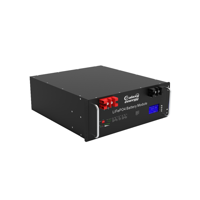 Rack Mount LiFePO4 Battery 48V/51.2V High-Density Long-Life Energy Storage for Commercial and Industrial Applications Galaxy Solar