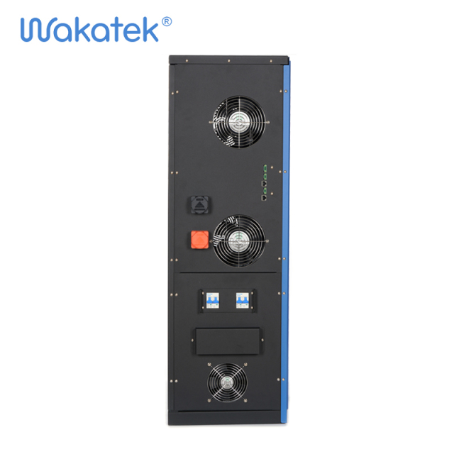 Wakatek Pure Sine Wave Inverter AC Adjustable Charge, Wide Voltage Input 140V-270V for Solar Energy Storage Systems