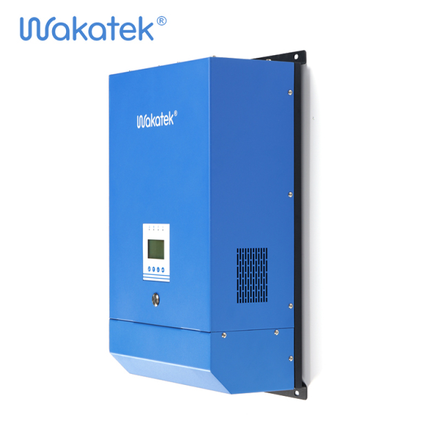 Wakatek Pure Sine Wave Inverter 2.5KVA/3.5KVA/5KVA Adjustable AC Charging Solar/AC Priority for Off-Grid Solar Systems