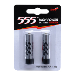 AA Heavy Duty Carbon Zinc Battery 1.5V Long-Durability Good-Property Leak-Proof for Household Devices 555