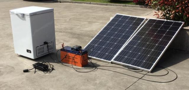 BD/BC-100L Solar Freezer 100L Capacity -18C to 30C for RV Boat Cabin Off-Grid Use Winbright