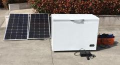 BD/BC-268L Solar Freezer 520W Dual Panel -18C to 30C 85W Power Consumption for RV Boat Cabin Off-Grid Use Winbright