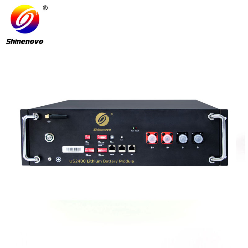 48v 50ah Lithium Solar Battery LFP Long Life Span 4000 Cycles Off-Grid Solar Storage Shinenovo