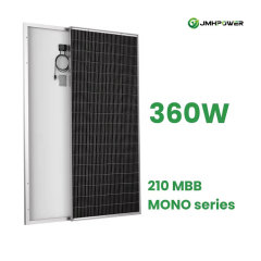 360W Mono Solar Panel 20.66% Efficiency 40.75V High Output for Off-Grid Systems JHMPOWER