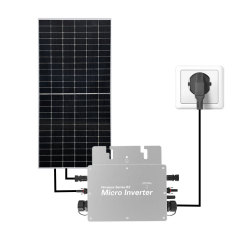 500 Watt Solar Panel with Micro inverter Kit 550W Mono Panel 600W On-Grid Inverter for Roof Balcony Installation JMH Power