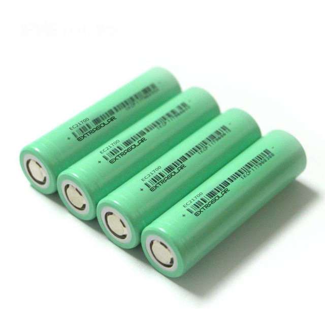 Extrasolar 21700NCM Cylindrical Cell Ternary Lithium Battery 4500N/4800N/5000N High-Capacity Long-Life Cycle for Energy Storage & Power Applications