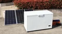 BD/BC-358L Solar Freezer 155W Power Consumption -18C to 30C for RV Boat Cabin Off-Grid Use