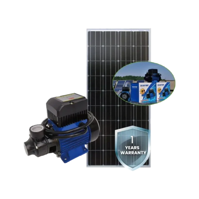 Solar Power Vortex DC Pump 24~72V 250~750W with MPPT Controller for Off-Grid Water Supply HX