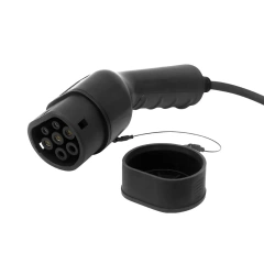 Portable EV Charger 3.6kW-7.4kW LED Display with Overheat & Lightning Protection for Indoor Outdoor Use MOREDAY