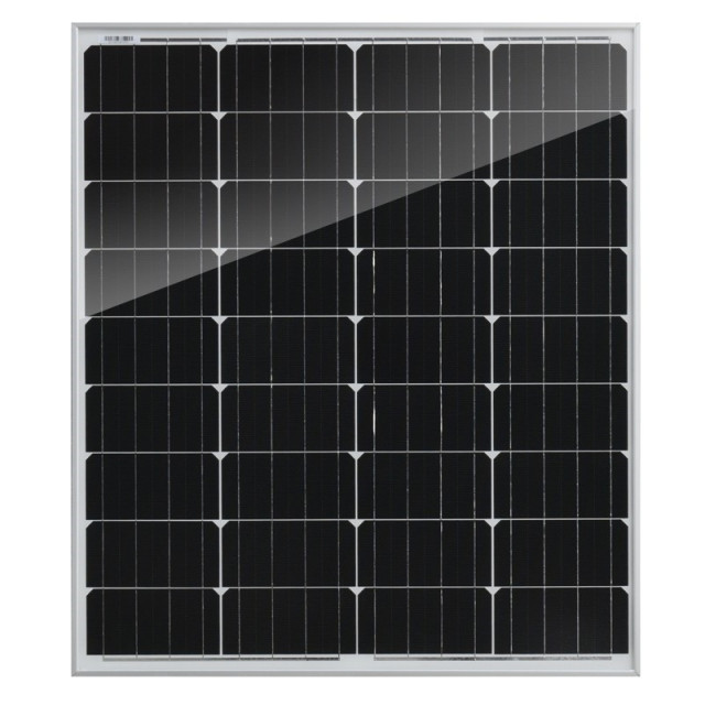 80 Watt Mono Solar Panel 125*125mm Cell 840*670*30mm Frame for Residential and Commercial Use Yahong