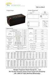 Solar Gel Battery 12V 250Ah High Capacity Deep Cycle for Off-Grid Solar Storage Topgreen