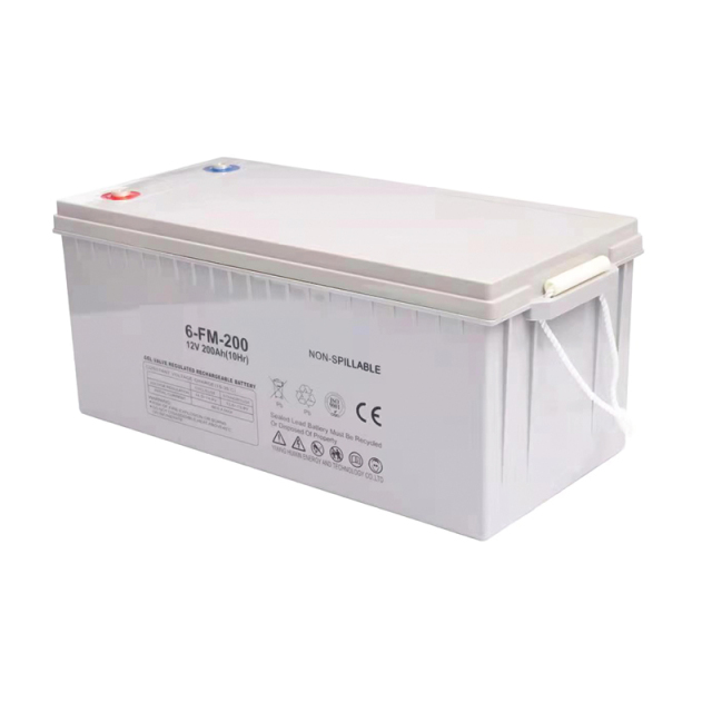 Solar Gel Battery 12V 200Ah Deep Cycle Maintenance-Free for Off-Grid Solar Storage Systems Topgreen