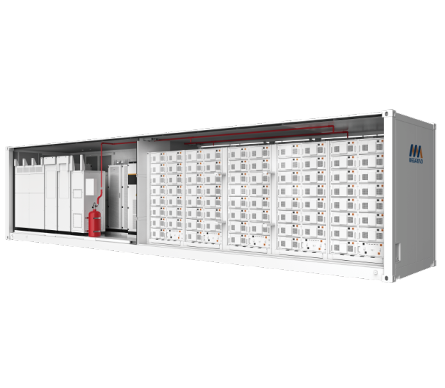 Container Energy Storage System 500kW/1MWh & 1MW/2MWh Intelligent Air Cooling for Large-Scale Power Stations Megarevo