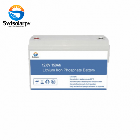 GEL Battery Replacement 12.8V 150Ah High Performance AGM Long-Life Lithium Iron Phosphate for Motorcycle & Home Energy Storage