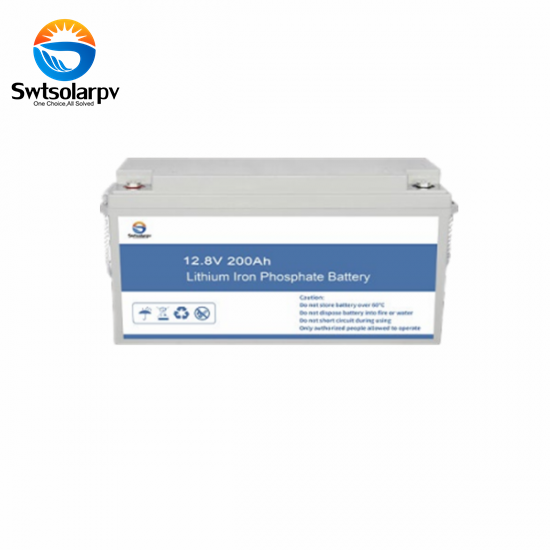 LiFePO4 battery 12.8V 200Ah High Cycle Life, Solar Energy Storage, Telecom, UPS, EV