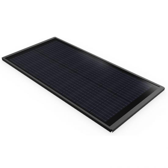 Fixed Style Solar Roof Tile 60W Monocrystalline PERC Cell for Building-Integrated Photovoltaic Systems