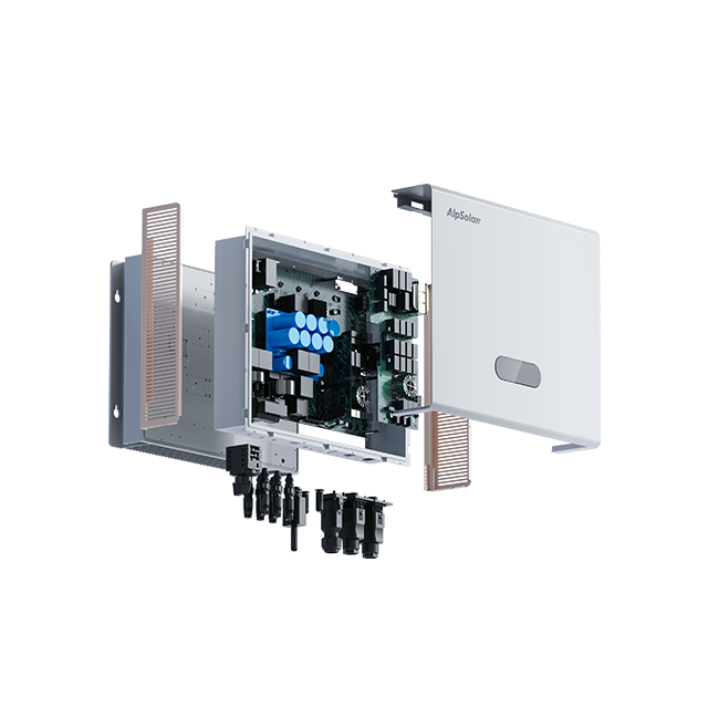 Three-Phase Hybrid Inverter 5kW~12kW IP66 Fanless Design 150% Overload Industrial & Commercial Energy Storage ROSA T2